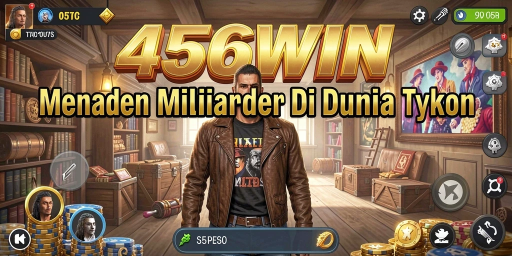 Tampilan gameplay 456WIN dengan berbagai bisnis yang dikelola.