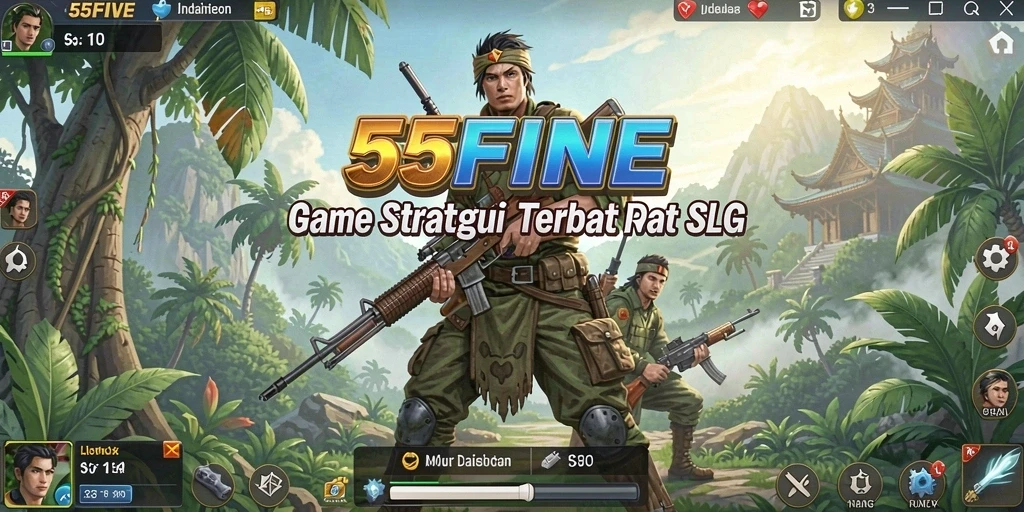 Tampilan gameplay 55FIVE yang menegangkan dan strategis.
