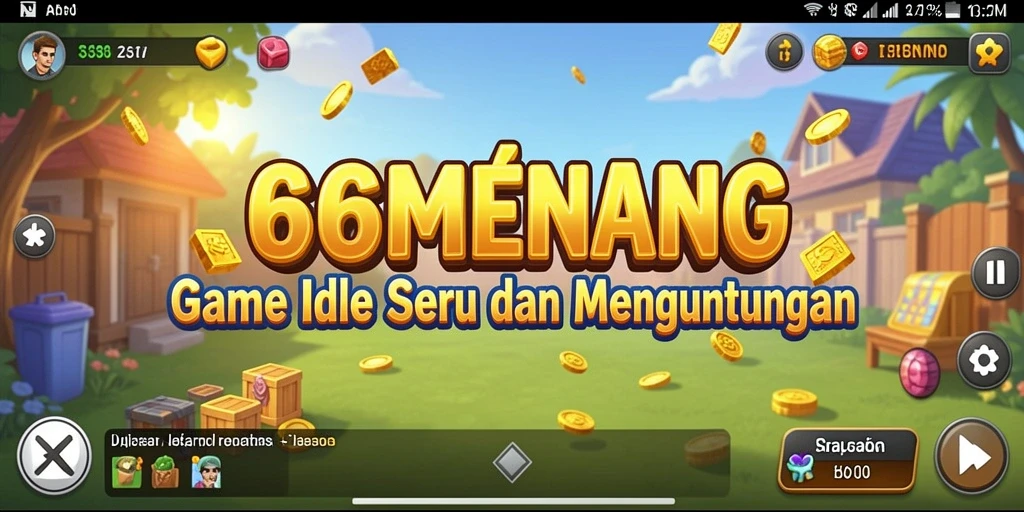 Tampilan gameplay menarik dari 66MENANG dengan karakter yang aktif.