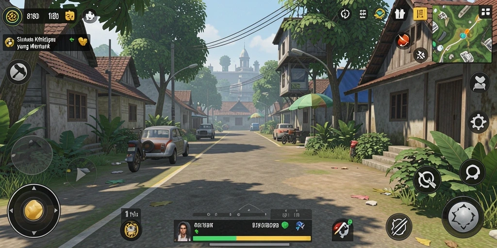 Tampilan utama gameplay Simulation yang realistis dan menarik.