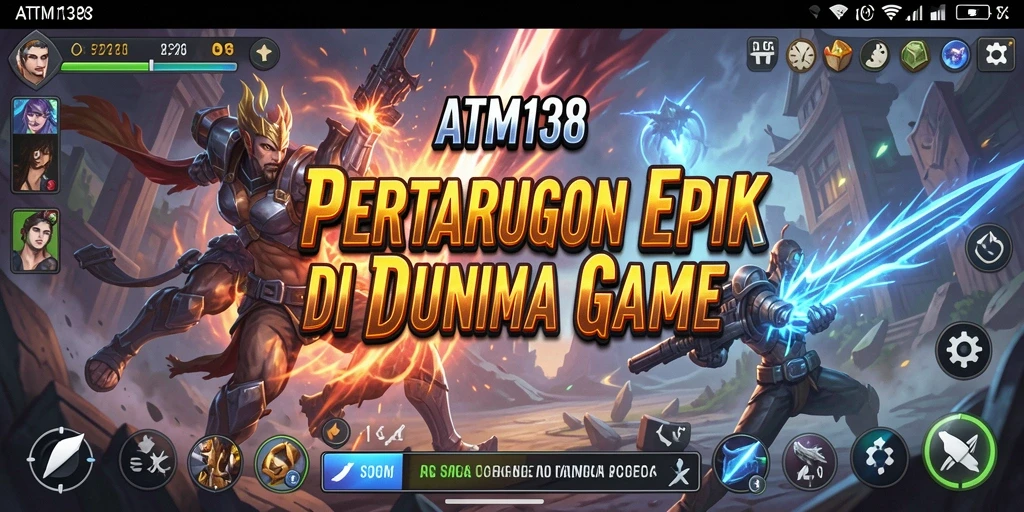 Screenshot permainan ATM138 menampilkan aksi pertarungan yang mendebarkan.