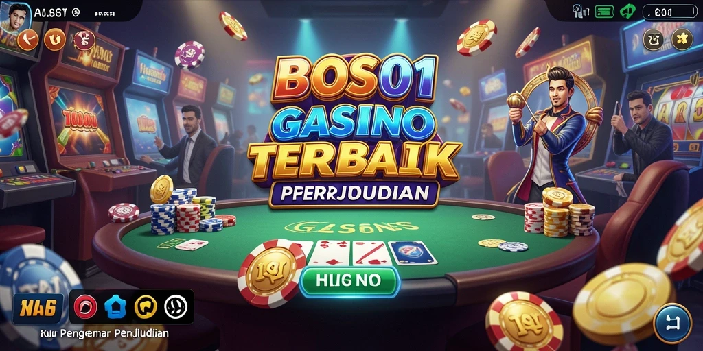 Screenshot tampilan menarik dari gameplay Kasino di BOS01.