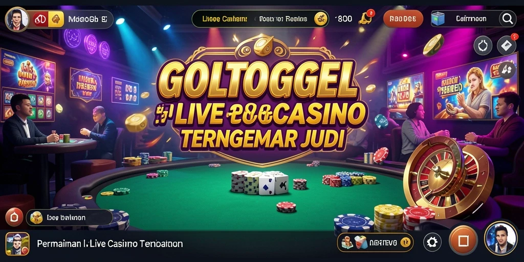Tampilan menarik dari gameplay Live Casino GOLTOGEL yang menyenangkan.