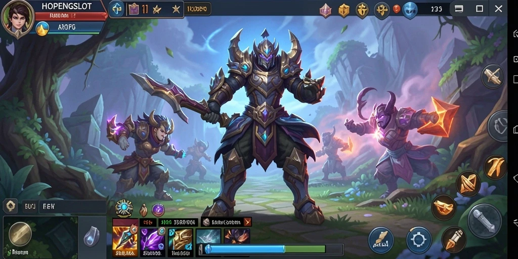 Tampilan gameplay seru HOPENGSLOT dalam petualangan ARPG.