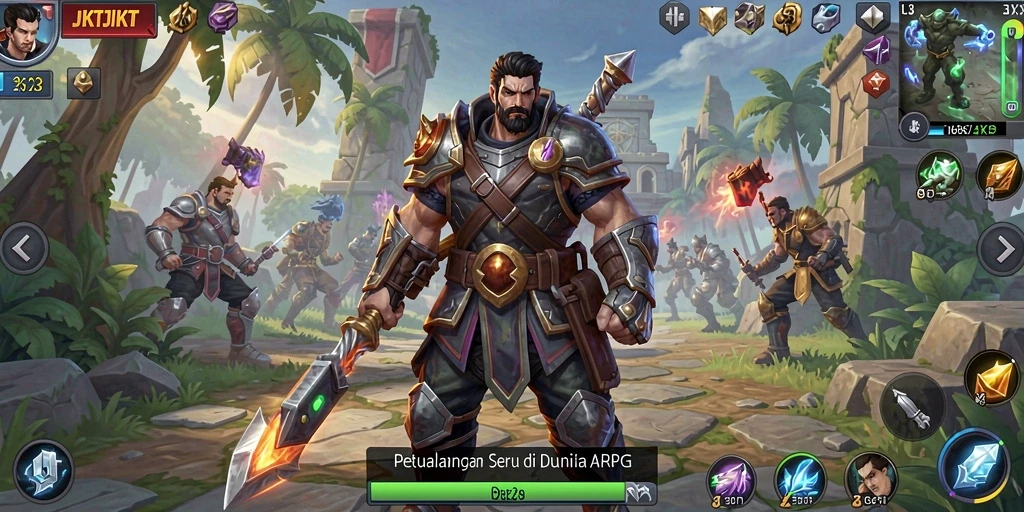 Tampilan gameplay JKTJKT yang menarik dan penuh aksi.