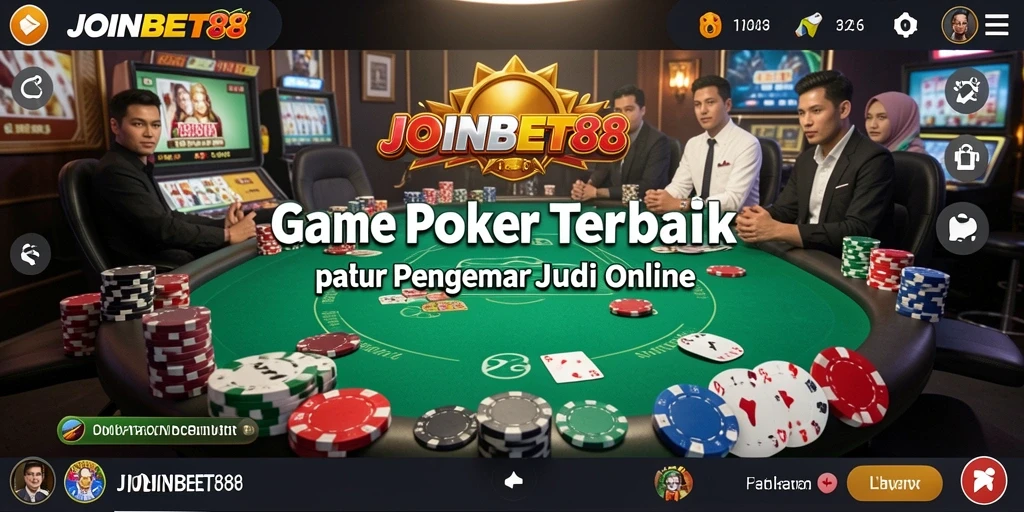 Tampilan menarik dari gameplay Poker di JOINBET88, penuh aksi dan strategi.