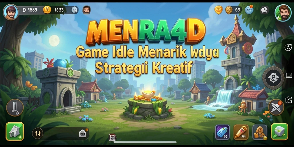 Tampilan gameplay MENARA4D yang menarik dan adiktif.