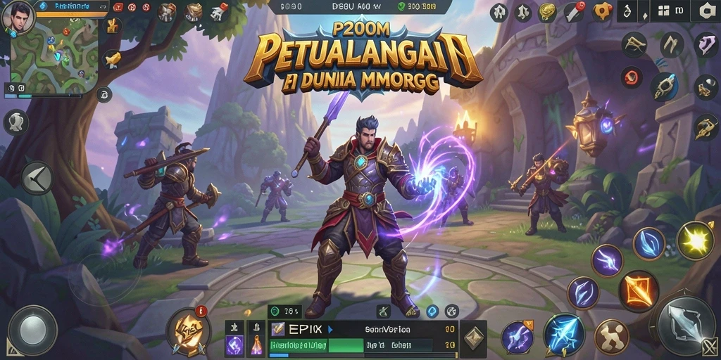 Screenshot gameplay P200M yang mendebarkan dan penuh aksi.