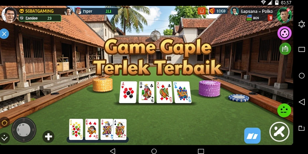 Tampilan seru permainan Gaple di SOBATGAMING.