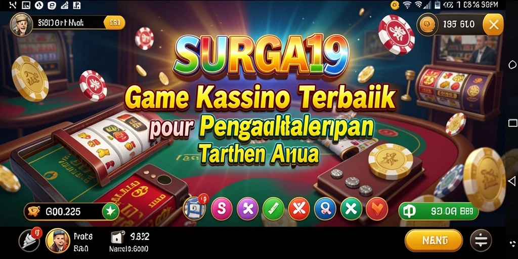 Screenshot SURGA19 menampilkan gameplay Kasino yang seru dan menegangkan.