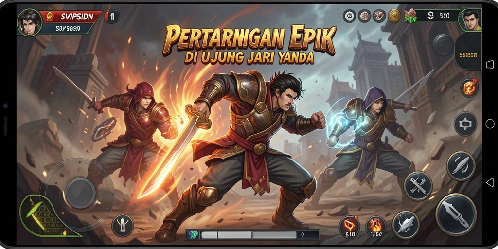 Tampilan aksi mendebarkan dalam pertarungan SVIPSIDN.