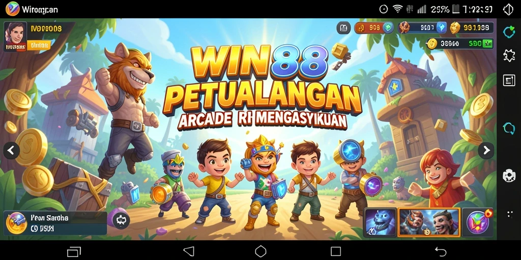 Screenshot gameplay menampilkan aksi seru dan grafis memukau dari WIN88.