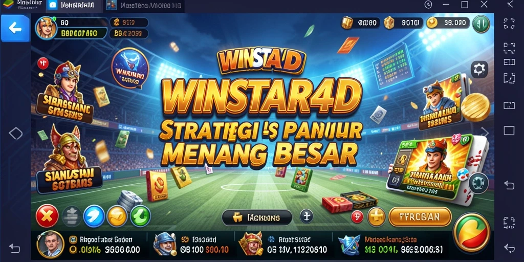 Tampilan gameplay WINSTAR4D dengan aksi strategi yang mendebarkan.