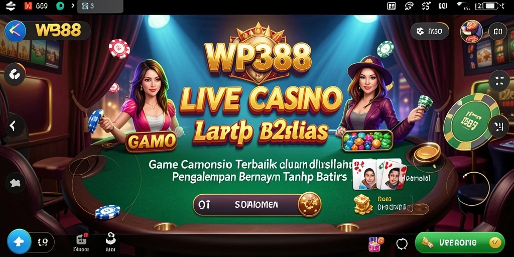 Tampilan gameplay WP888 yang menarik dan interaktif dalam Live Casino.